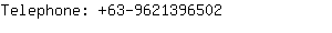 Telephone: 63-962139....