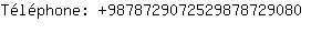 Tlphone: 987872907252987872....