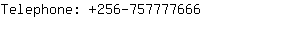 Telephone: 256-75777....