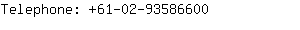 Telephone: 61-02-9358....