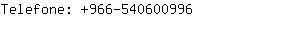 Telefone: 966-54060....