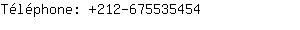 Tlphone: 212-67553....