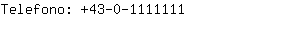 Telefono: 43-0-111....