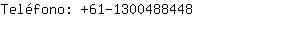 Teléfono: 61-130048....