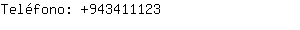 Teléfono: 94341....