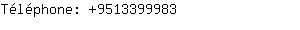 Téléphone: 951339....