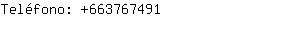 Teléfono: 66376....
