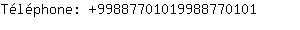 Tlphone: 9988770101998877....