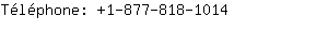 Téléphone: 1-877-818-....