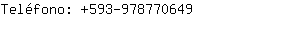 Teléfono: 593-97877....