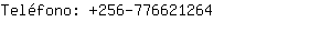 Teléfono: 256-77662....