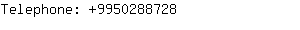 Telephone: 995028....