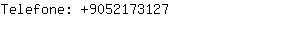 Telefone: 905217....