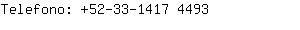 Telefono: 52-33-1417 ....