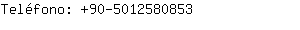 Teléfono: 90-501258....