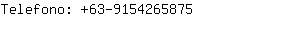 Telefono: 63-915426....