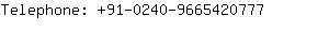Telephone: 91-0240-966542....