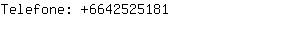 Telefone: 664252....