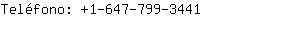 Teléfono: 1-647-799-....