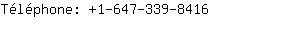Téléphone: 1-647-339-....