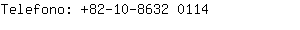 Telefono: 82-10-8632 ....