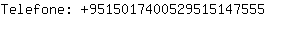 Telefone: 951501740052951514....