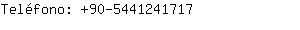 Teléfono: 90-544124....