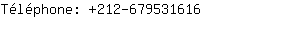 Tlphone: 212-67953....