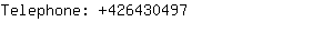 Telephone: 42643....