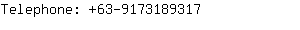 Telephone: 63-917318....