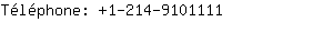 Tlphone: 1-214-910....