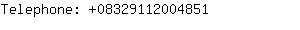 Telephone: 0832911200....