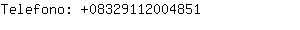 Telefono: 0832911200....