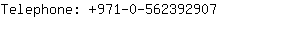 Telephone: 971-0-56239....