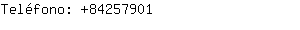 Teléfono: 8425....