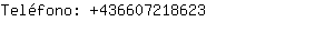 Teléfono: 43660721....