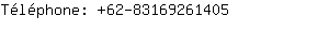 Téléphone: 62-8316926....