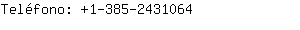 Teléfono: 1-385-243....