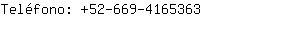Telfono: 52-669-416....