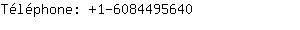 Téléphone: 1-608449....