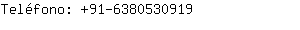 Teléfono: 91-638053....