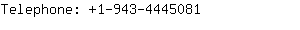 Telephone: 1-943-444....