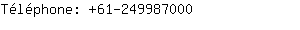 Téléphone: 61-24998....