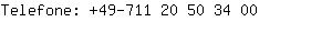 Telefone: 49-711 20 50 3....