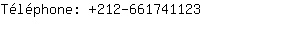 Tlphone: 212-66174....