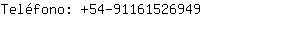 Teléfono: 54-9116152....