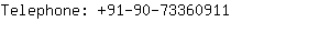 Telephone: 91-90-7336....