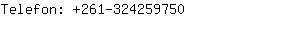 Telefon: 261-32425....