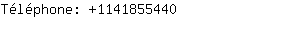 Téléphone: 114185....