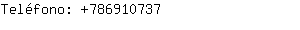 Teléfono: 78691....